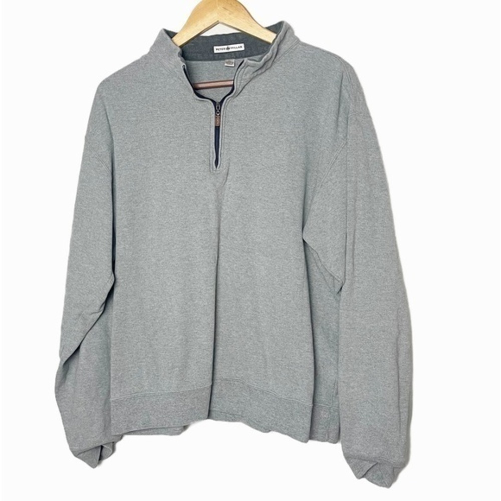 Peter Millar half zip grey pullover XL